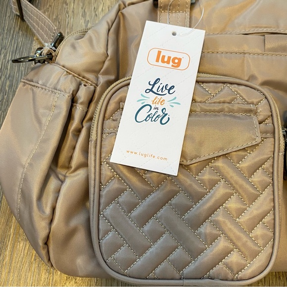 lug Jumper carry-all bag in sand taupe NEW - Picture 10 of 12